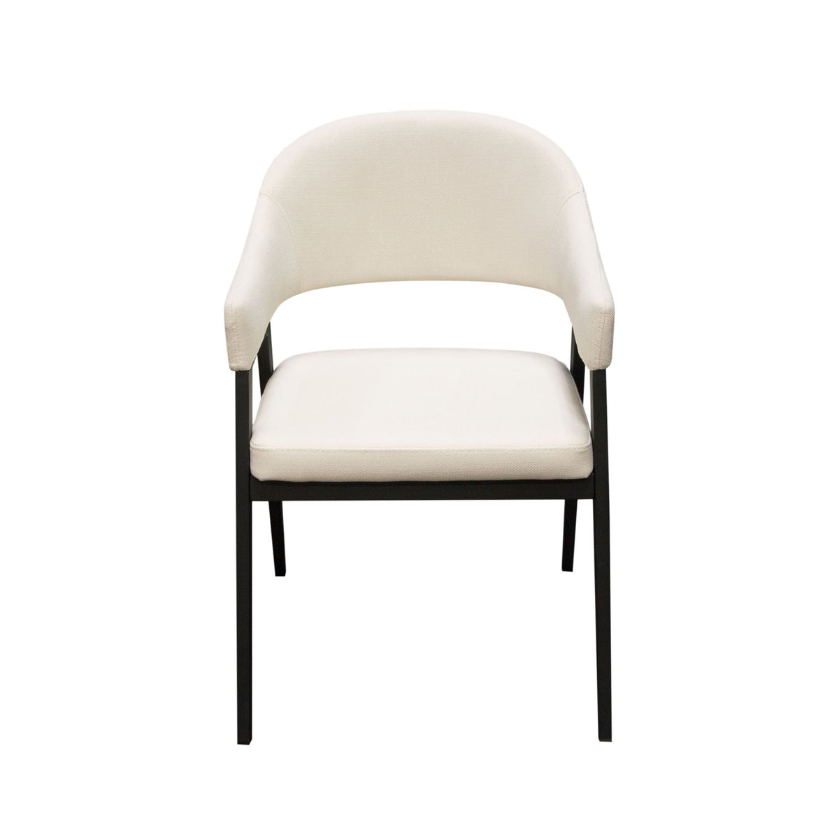 Adele Cream Fabric Dining Chair (Set of 2) - Ornate Home