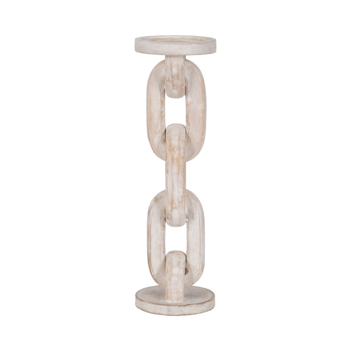 Carverburn White Candle Holder