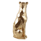 London Gold Sitting Leopard