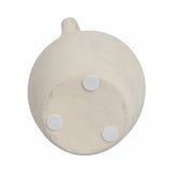 Carlinrose Ivory Paper Mache Vase with Handles