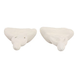 Kayandee White Paper Mache Yoga Ladies (Set of 2)
