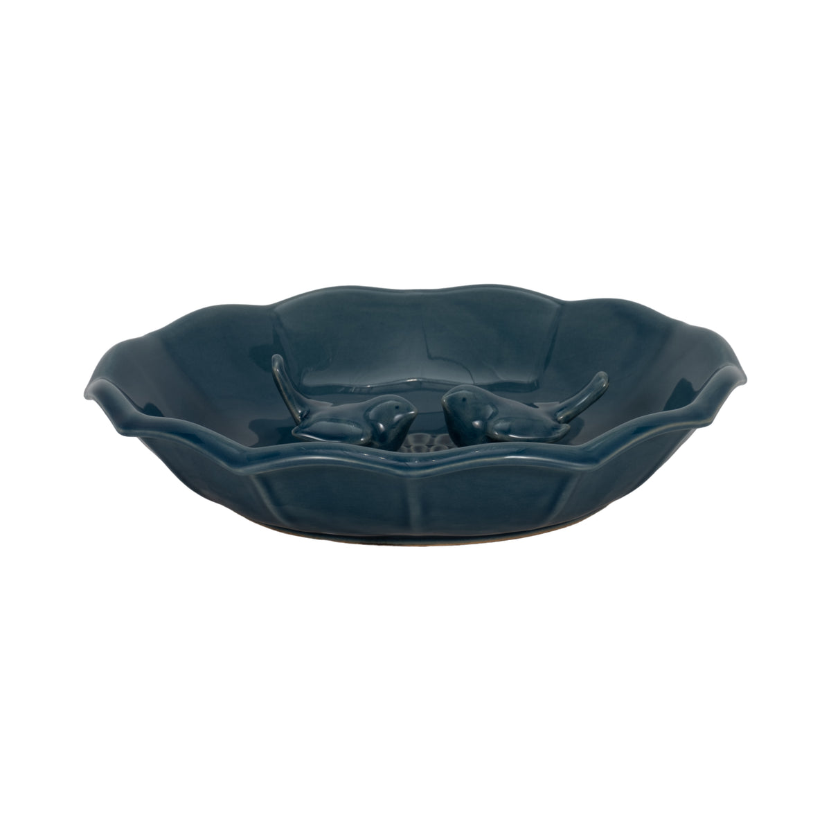 Hardy Blue Flower Bird Bath