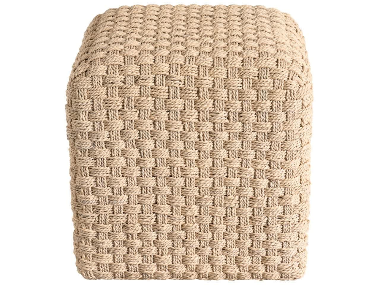 Birchaven Abaca Woven Pouf
