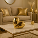 Sylvanburn Gold Ceramic Heart Large Decor