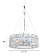 Jena Chrome Ceiling Lamp
