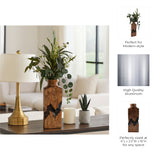 Haldenmill Gold/Brown Medium Vase