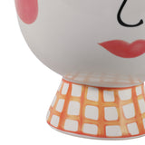 Garsonholm Pink/White/Orange Planter