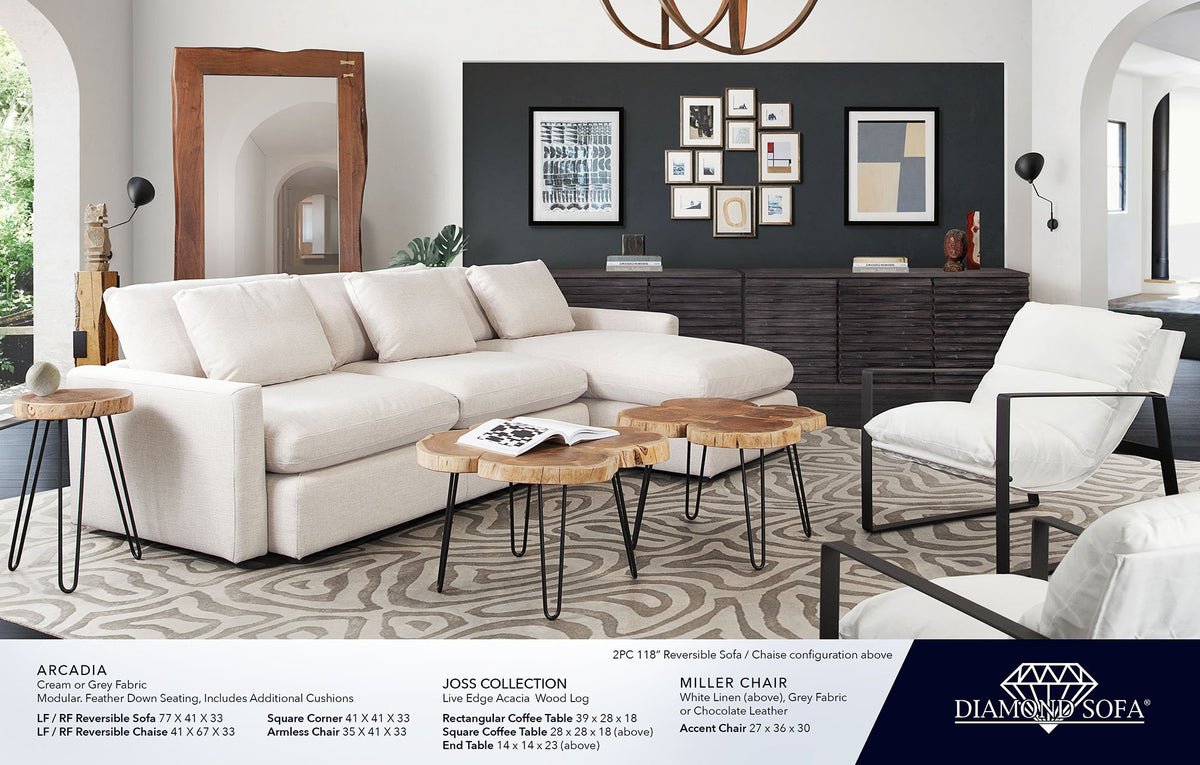 Landscape Espresso Grey Acacia Sideboard - Ornate Home