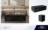 Ark Black Marble Coffee Table - Ornate Home