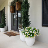 13in. UV Resistant Artificial Pansy Bush (Indoor/Outdoor) - Set of 12