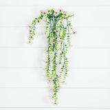 30" UV Resistant Artificial Daisy Hanging Plant (Indoor/Outdoor) - Set of 6