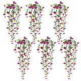30" UV Resistant Artificial Daisy Hanging Plant (Indoor/Outdoor) - Set of 6