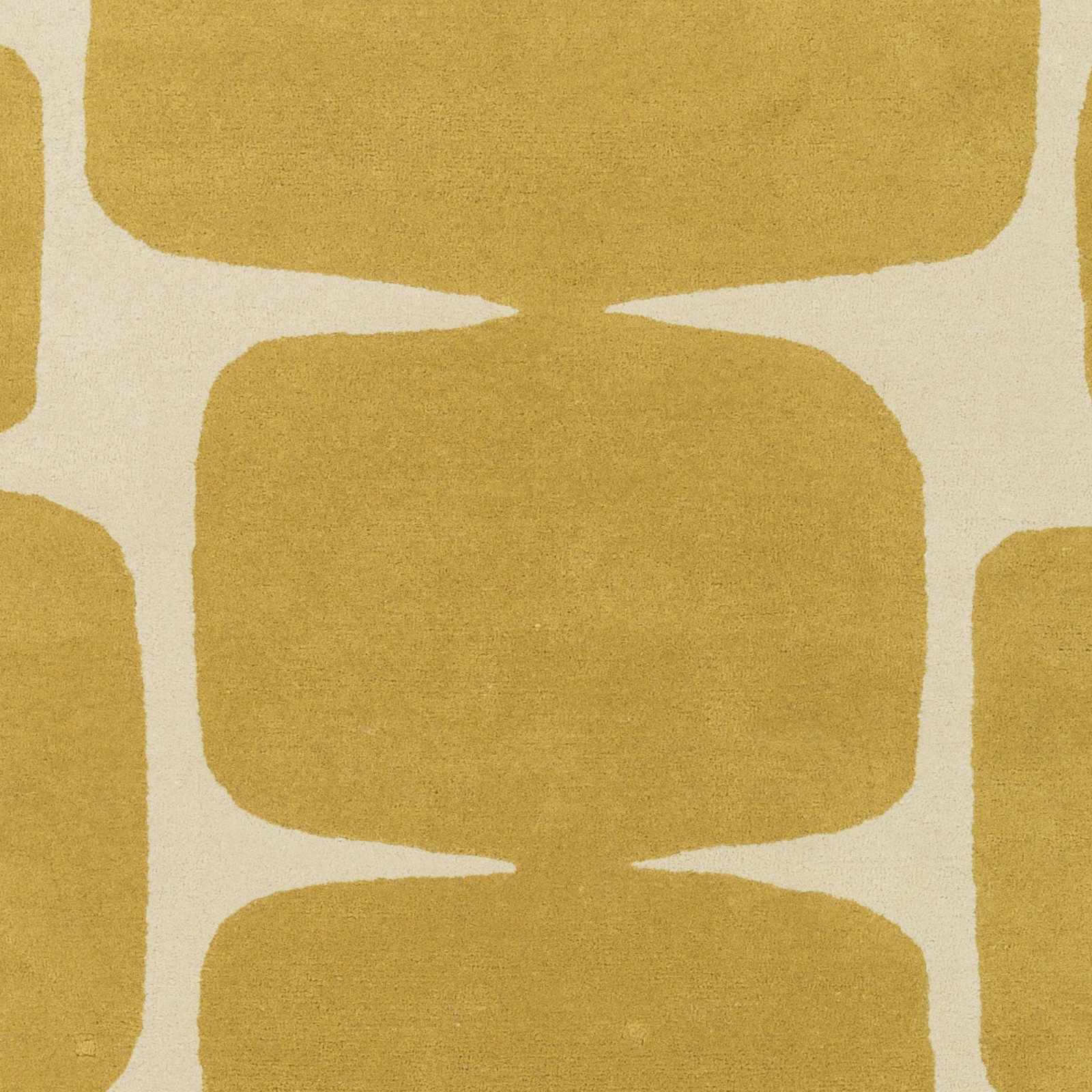 Astor Yellow Modern Wool Rug - Clearance