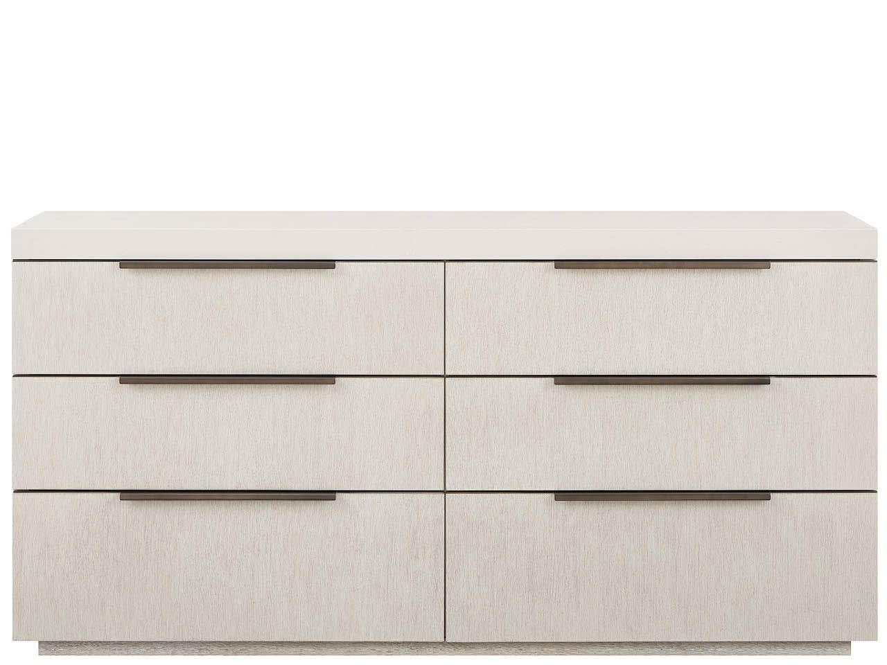 Quartz Mist/White Dresser