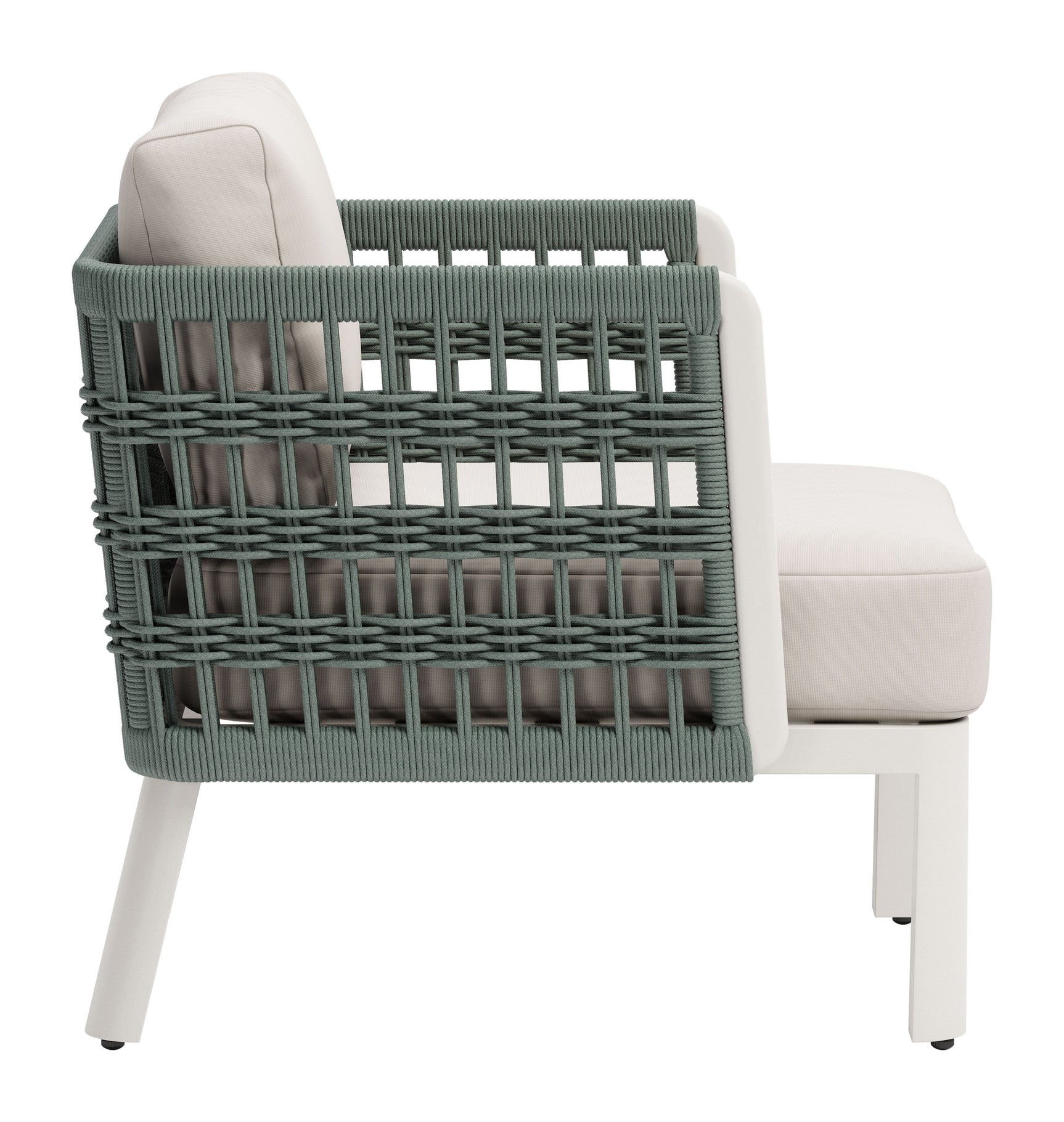 Bridgehampton White Armchair