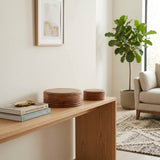 Riego Brown/Tan Wooden Boxes (Set of 2)