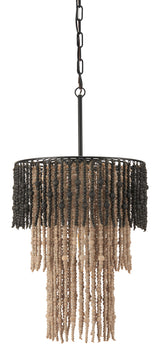 Bizu Black & Beige Ceiling Lamp