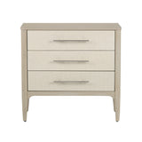 Sterling Tan/Cream Three-Drawer Chest