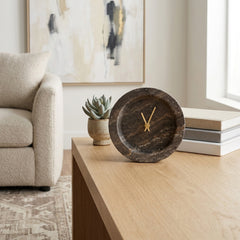 Antonmore Tan/Gold Clock