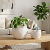Draperstone Ivory Planters (Set of 2)