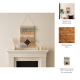 Bee Rock Tan/Ivory/Black Aztec Natural Wall Hanging