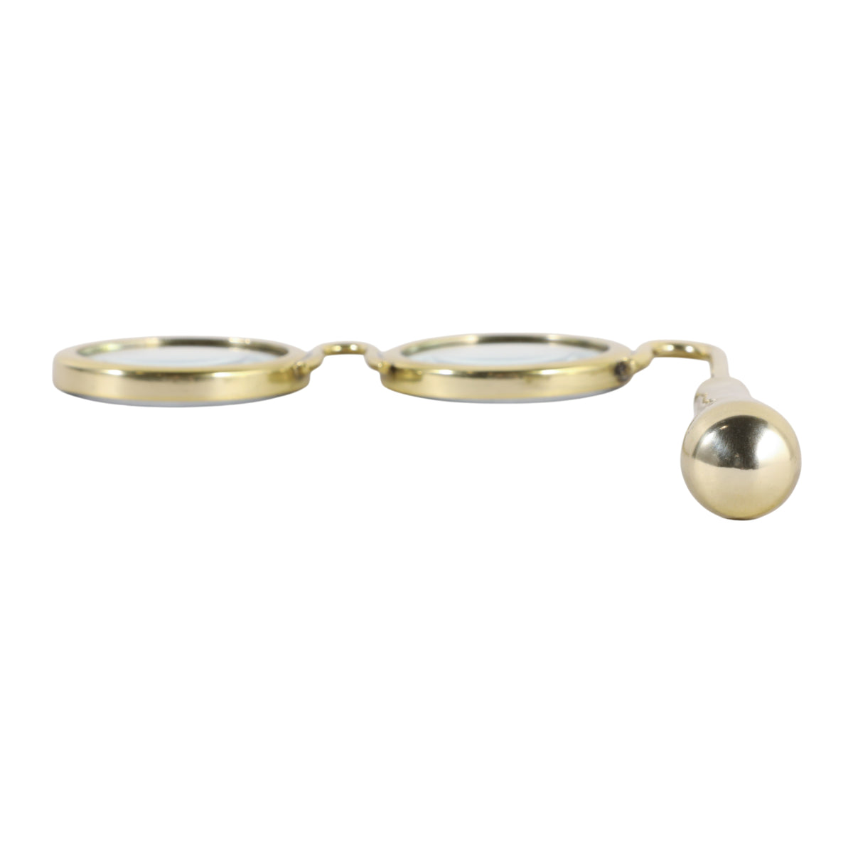 Campbell Gold/Clear Glasses Magnifying Glass