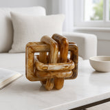 Herald Tan Marbled Resin Knot