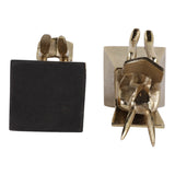 Pennwind Gold Bookends (Set of 2)
