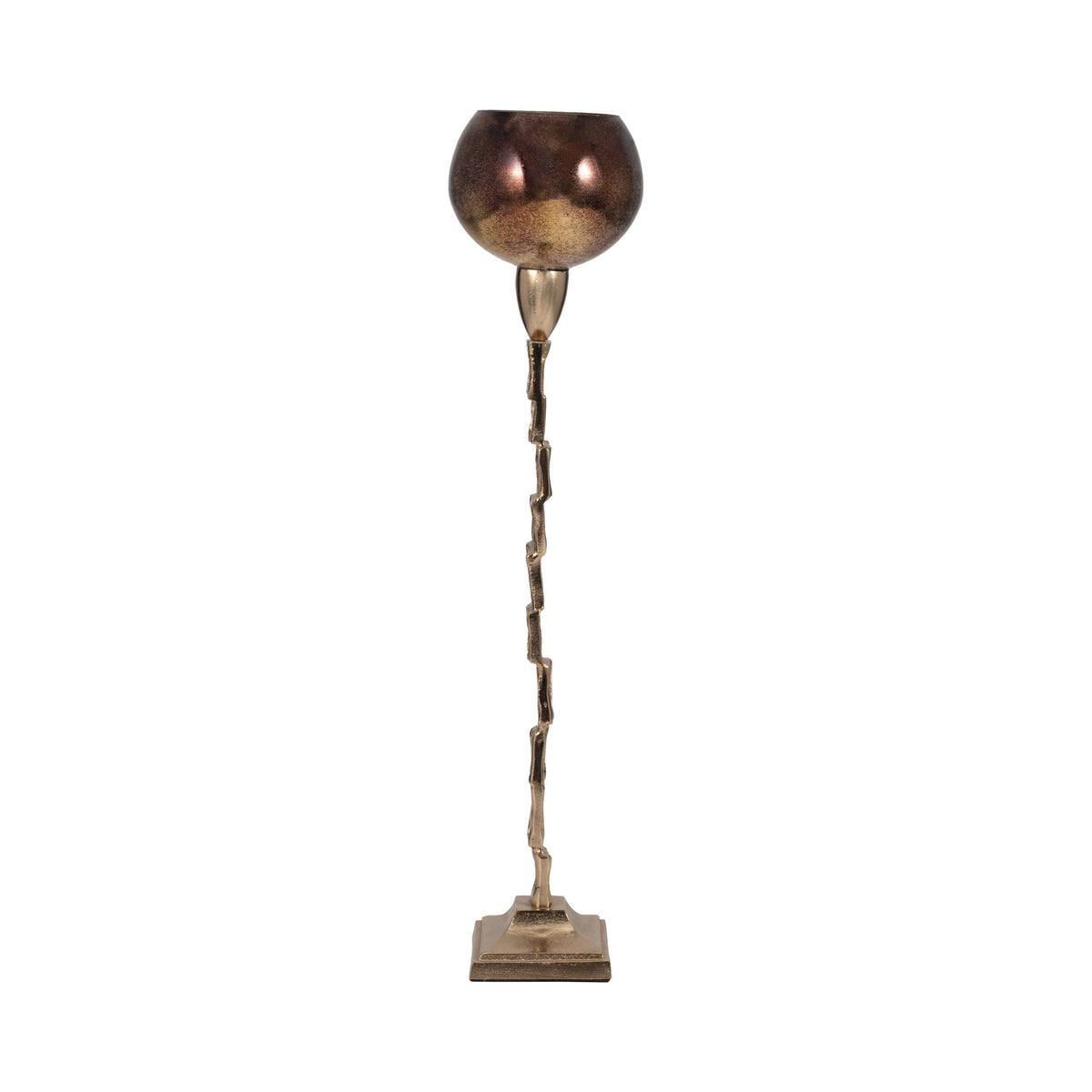 Monrovia Gold Medium Metal Tealight Holder with Base