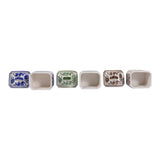 Hendonrun White/Blue/Brown Jars (Set of 3)