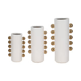 Garsonham White/Gold Vase