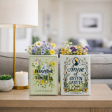 Aptos Multicolor Spring Book Vases (Set of 2)