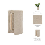 Haiwee Ivory Ecomix Crafted Vase with Handle