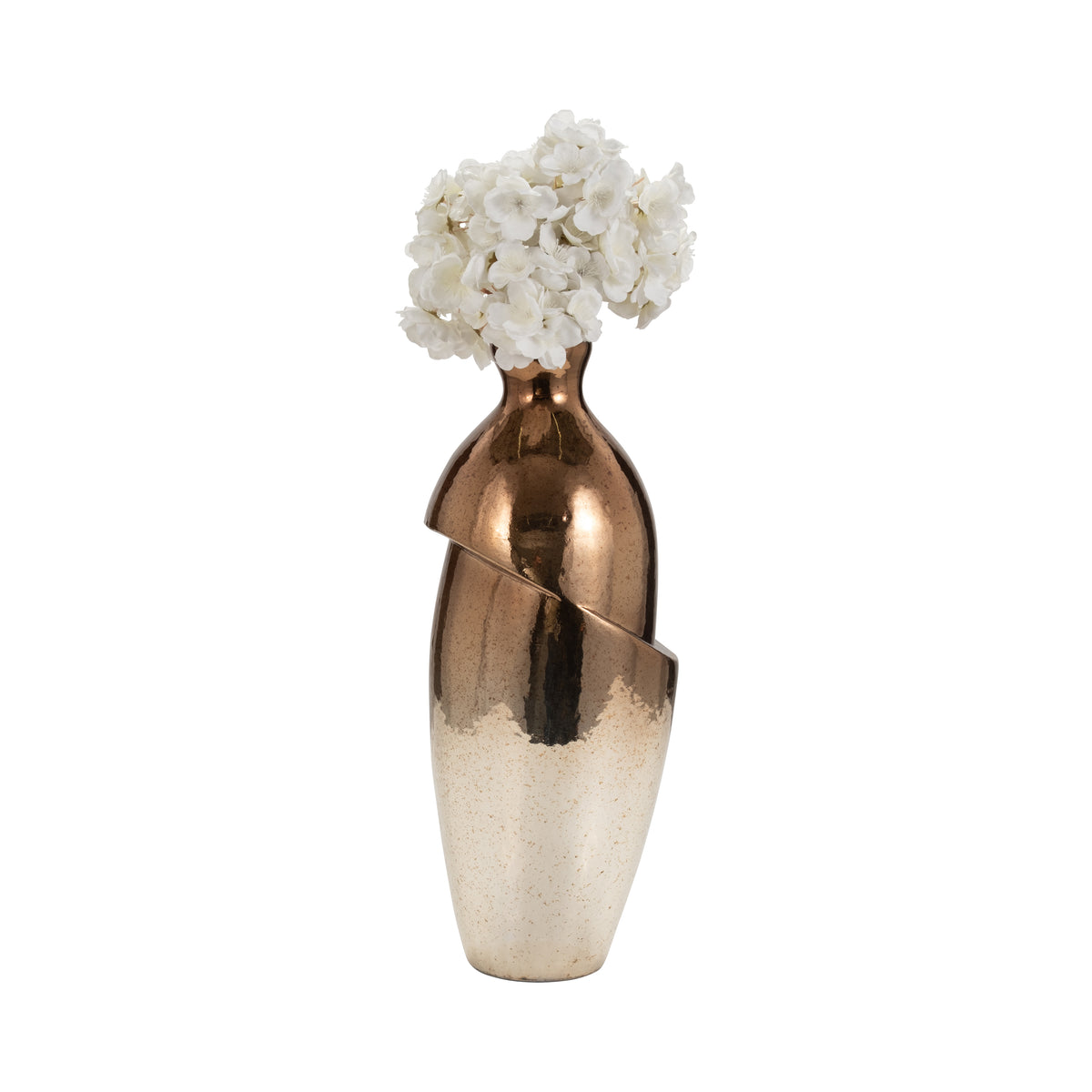 Centerville Bronze Glass Abstract Vase