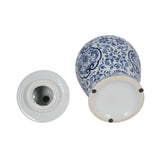 Park Hill White/Blue Temple Jar