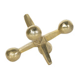 Devon Gold Metal Jacks Decor