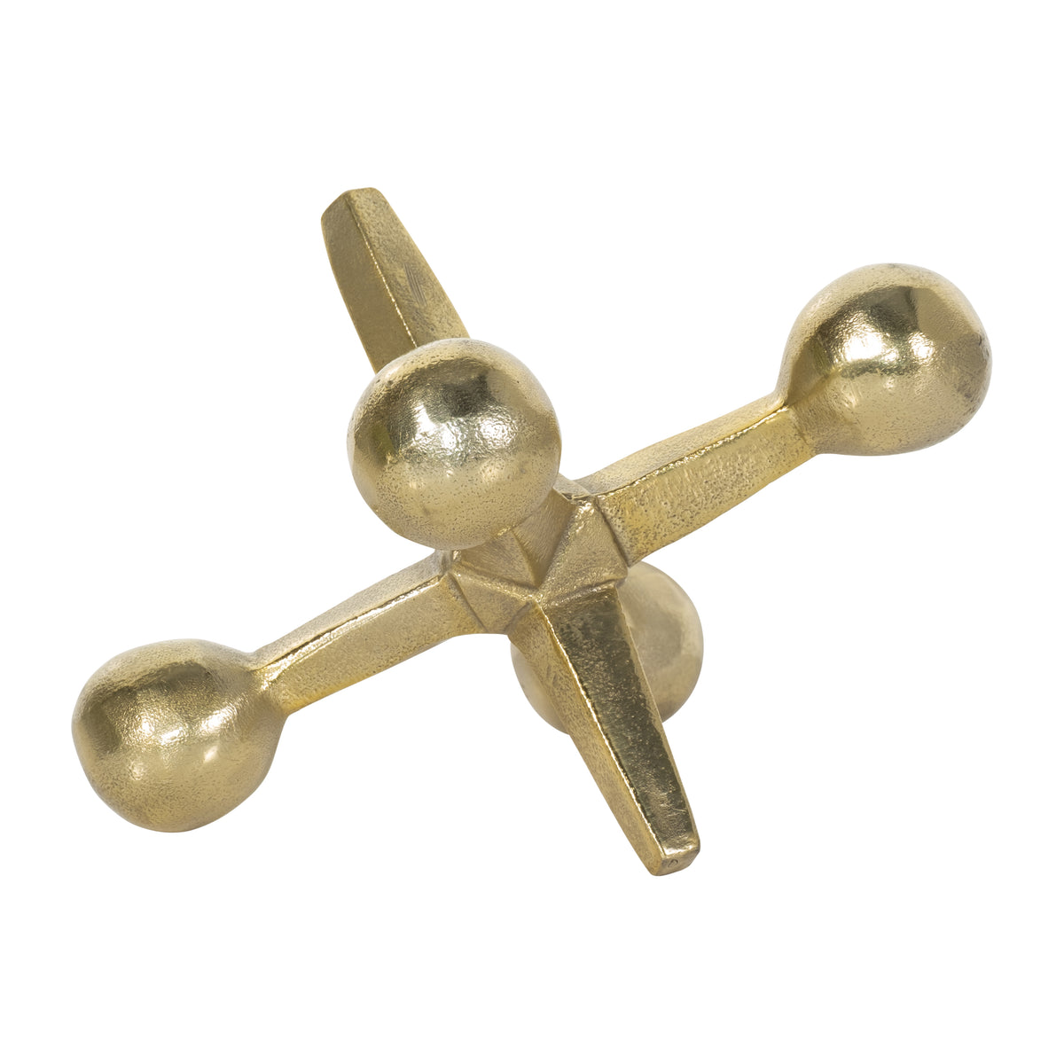Devon Gold Metal Jacks Decor