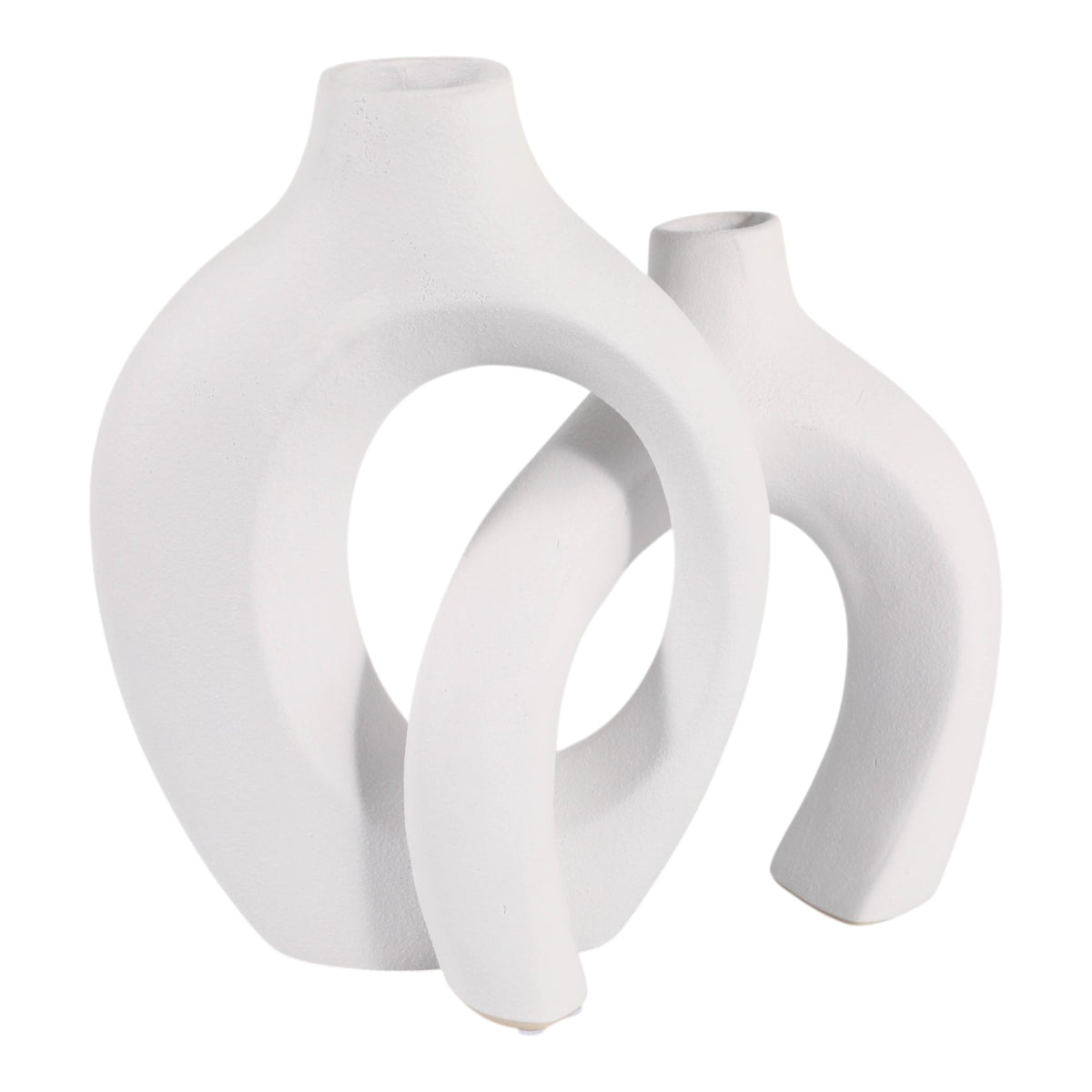 Burgessvale White Vases (Set of 2)