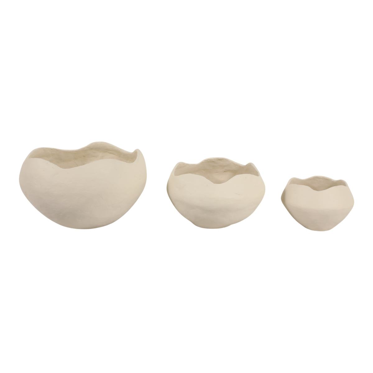 Hollyside Ivory/White Bowls (Set of 3)
