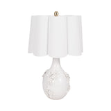 Dow Cream Floral Applique Table Lamp