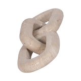 Slagger Tan Travertine 3 Link Chain Decor