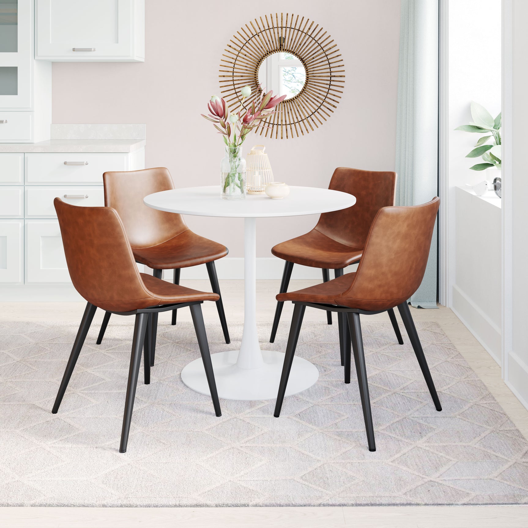Daniel Vintage Brown Dining Chair (Set of 2)