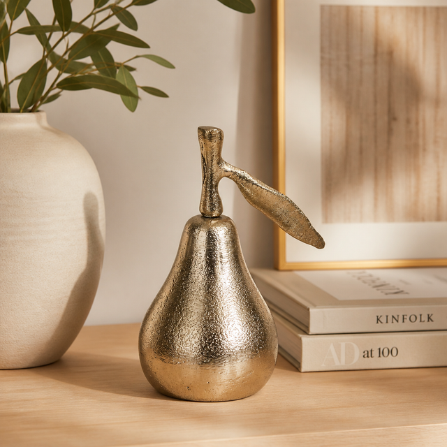 Mar Vista Gold Pear Figurine