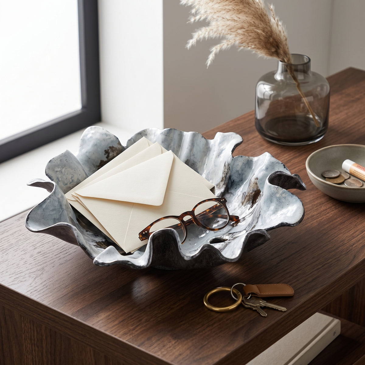 Davinwick Blue/White/Gray Bowl