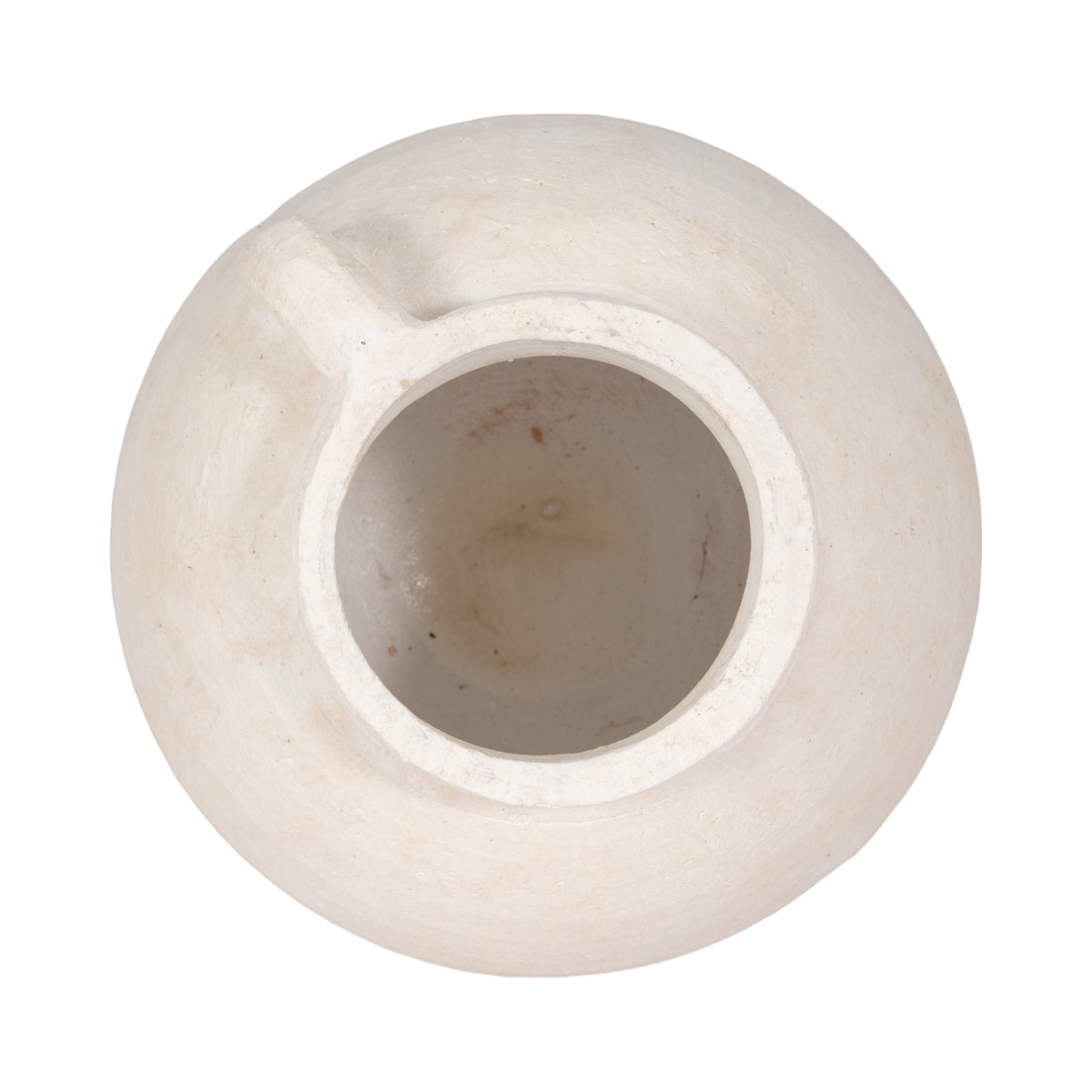 Corbinford White Medium Bulbous Jug with Handle