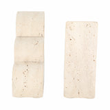 Roche Tan Travertine Cloud Bookends (Set of 2)
