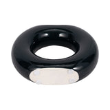 Calville Navy Ceramic Donut Vase
