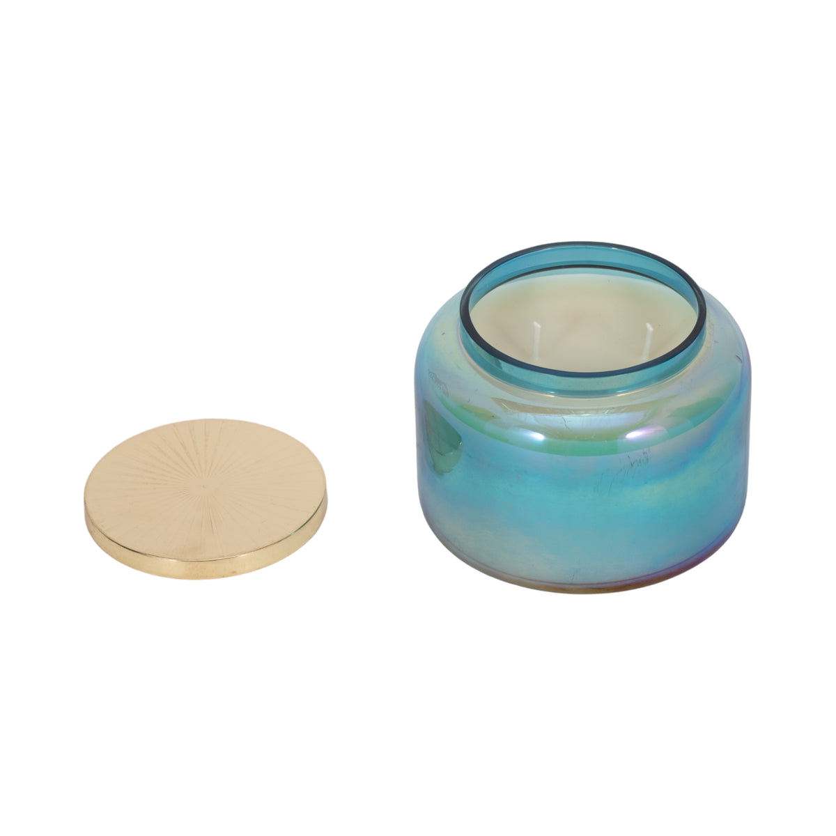 Dashholm Blue/Gold Jasmine Luster Candle