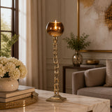 Monrovia Gold Medium Metal Tealight Holder with Base