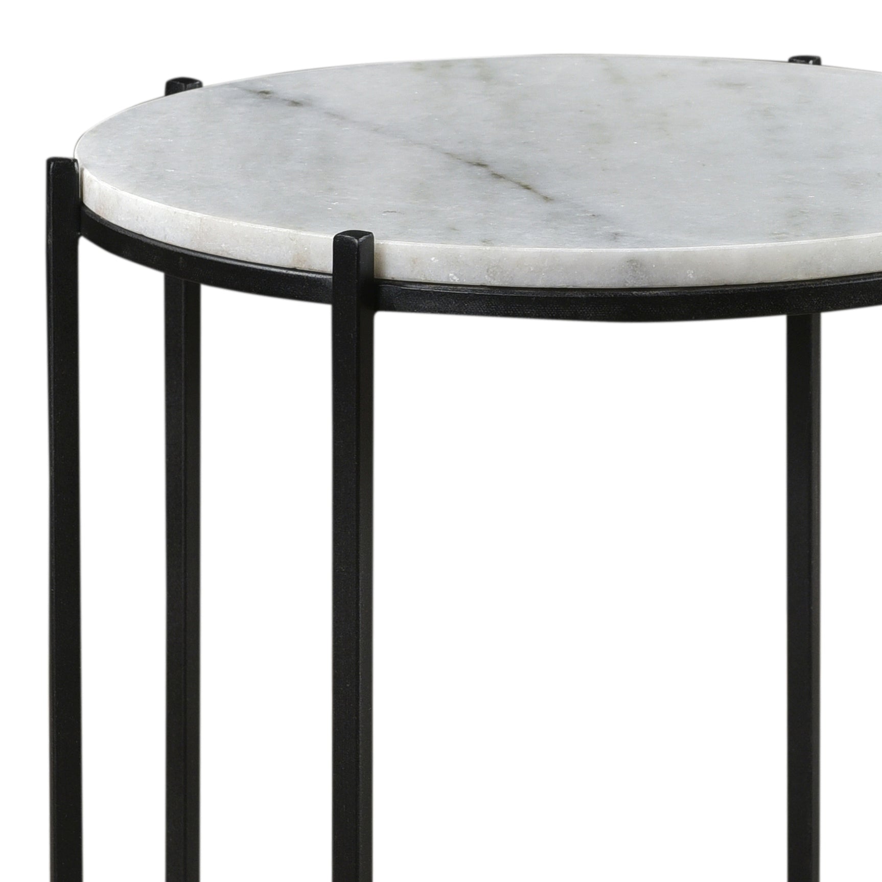 Talley Black/White Accent Table